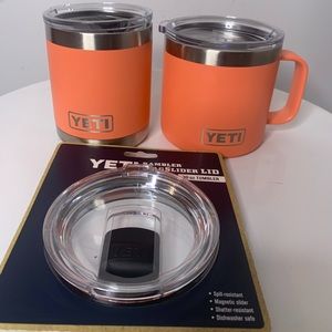(Used) Coral Yeti Tumblers